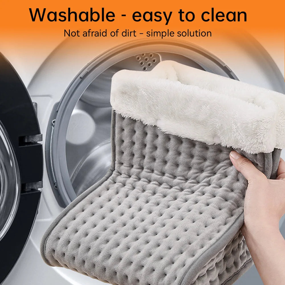 Electric Heated Foot Warmer with Adjustable Temperature - 26x28x22 cm Heating Pad for Comfort and Warmth